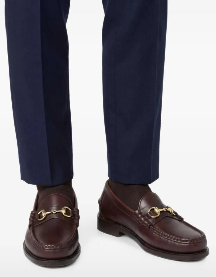 Sebago Horsebit leren loafers Bruin - Foto 2
