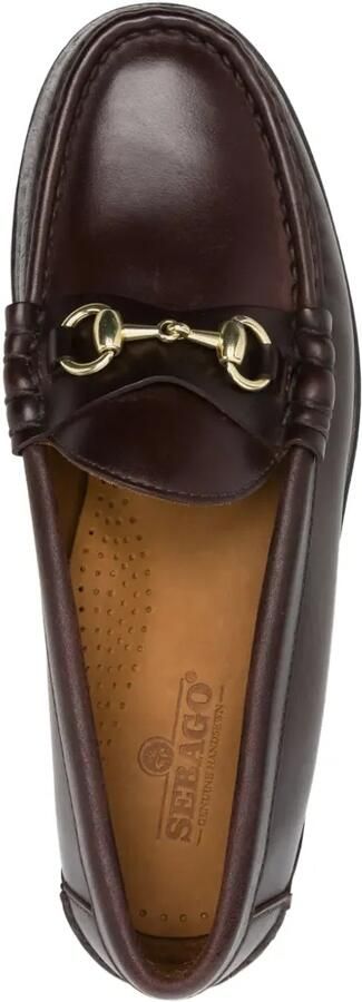 Sebago Horsebit leren loafers Bruin - Foto 5