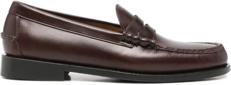 Sebago Leren loafers Bruin