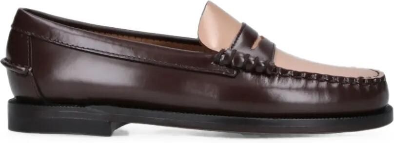 Sebago Leren loafers Bruin