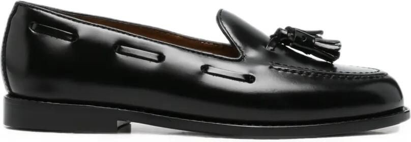 Sebago Leren loafers met kwastjes Zwart