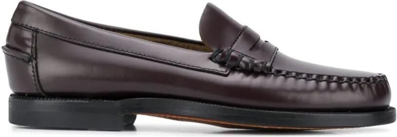 Sebago Leren loafers Rood