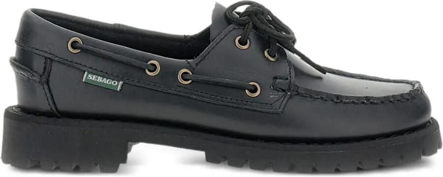 Sebago Leren loafers Zwart