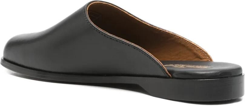 Sebago Leren muiltjes met ronde neus Zwart - Foto 4