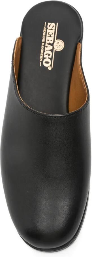 Sebago Leren muiltjes met ronde neus Zwart - Foto 3