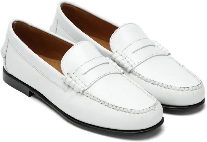 Sebago Leren penny loafers Wit