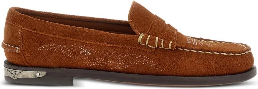 Sebago Loafers met decoratief stiksel Bruin - Foto 3