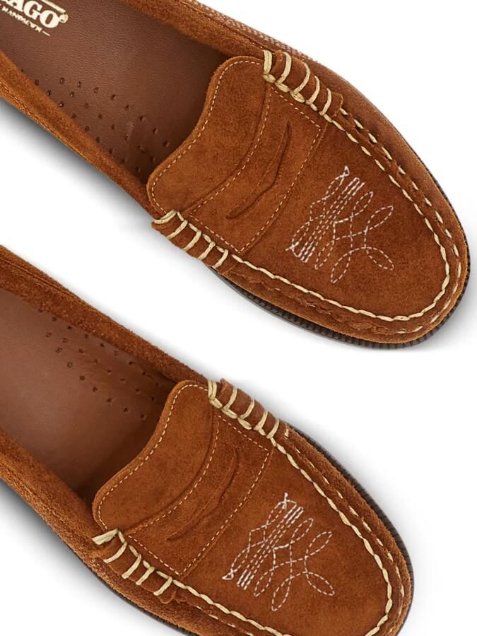 Sebago Loafers met decoratief stiksel Bruin - Foto 2