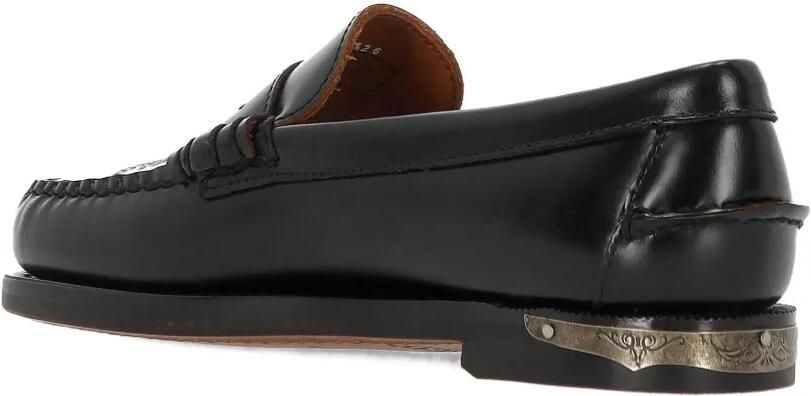 Sebago Loafers met geborduurd detail Zwart - Foto 2