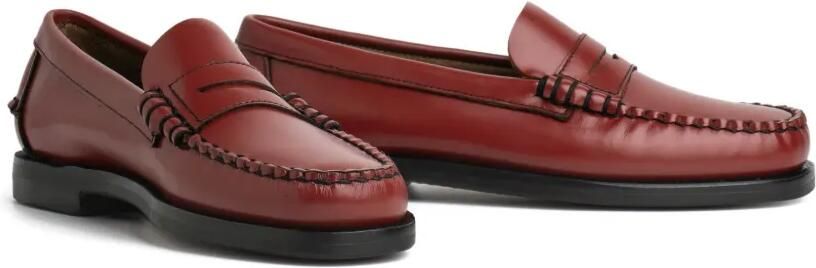 Sebago Loafers met stiksel Rood - Foto 3