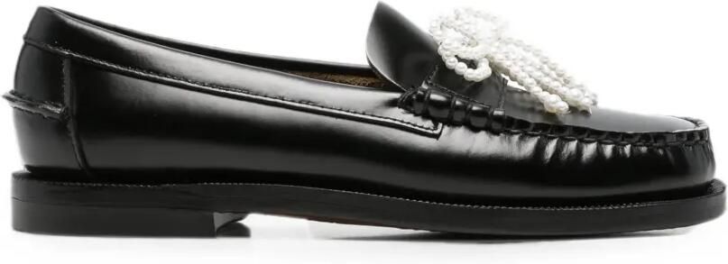 Sebago Loafers verfraaid met imitatieparels en strik Zwart