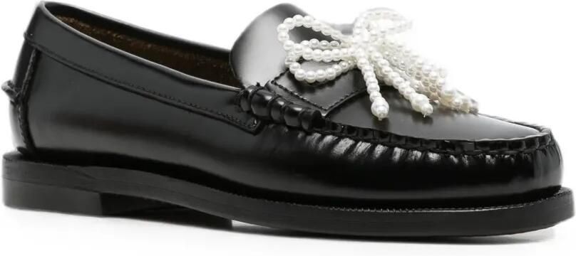 Sebago Loafers verfraaid met imitatieparels en strik Zwart - Foto 2