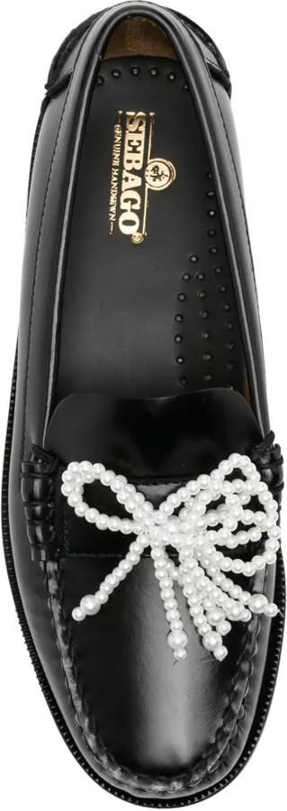 Sebago Loafers verfraaid met imitatieparels en strik Zwart - Foto 3
