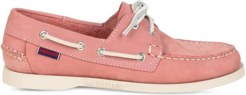 Sebago Nubuck platte loafers Roze