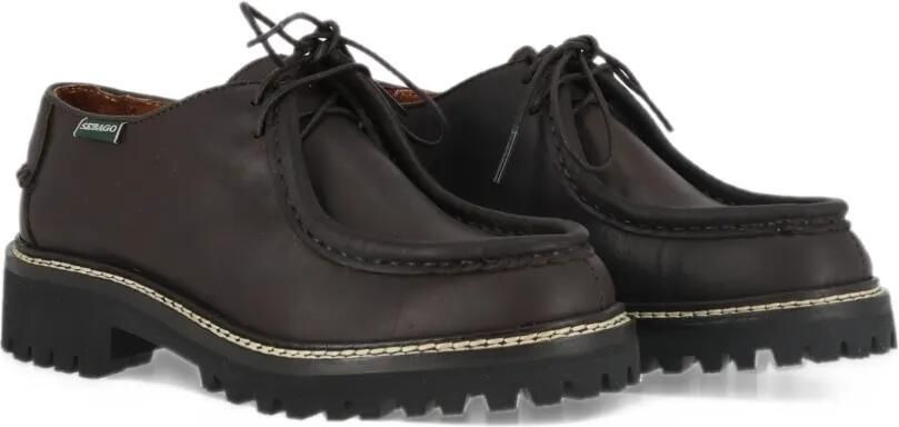 Sebago Opal Lug leather loafers Bruin - Foto 4