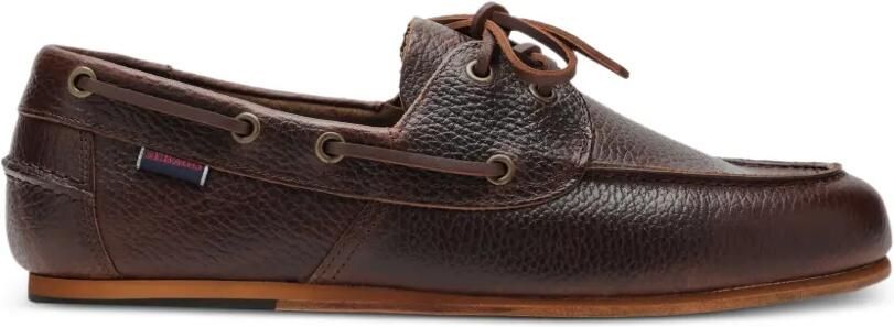 Sebago Owen bootschoenen van getrommeld leer Bruin