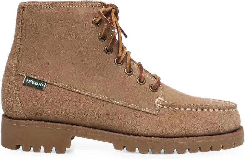 Sebago Parker Woman suède veterlaarzen Beige