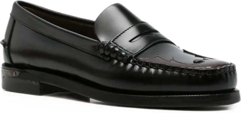 Sebago Penny loafers met gegraveerd plakkaat Zwart - Foto 3