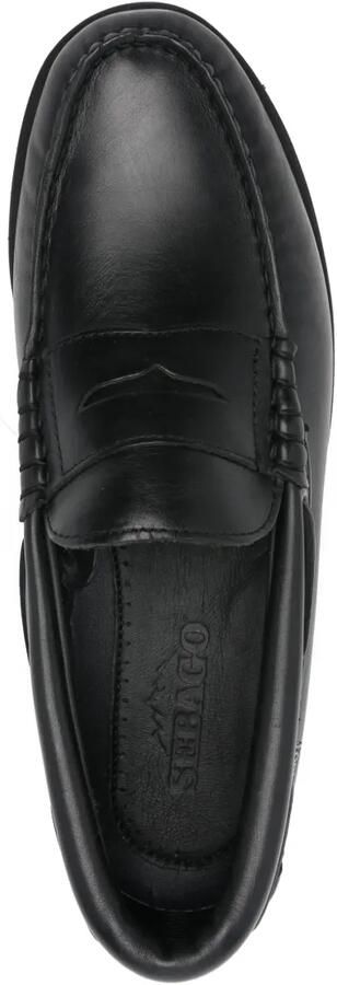 Sebago Penny loafers met loopzool Zwart - Foto 4