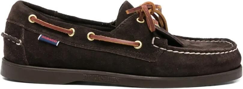 Sebago Portland Artisan suède bootschoenen Bruin