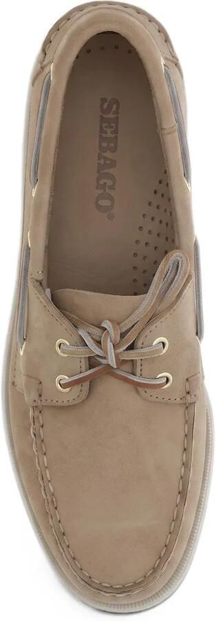 Sebago Portland Docksides leather boat shoes Beige - Foto 3