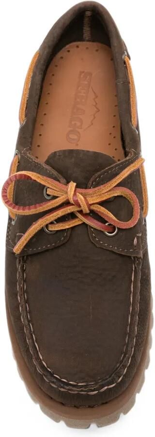 Sebago Ranger lug-sole boat shoes Bruin - Foto 4