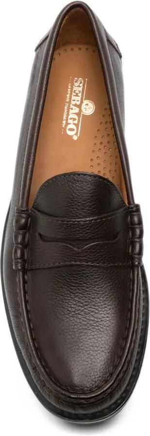 Sebago Ravenna grainy leather loafers Bruin - Foto 4