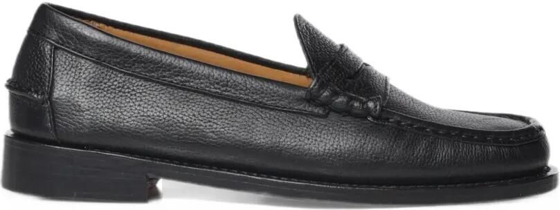 Sebago Ravenna grainy leather loafers Zwart