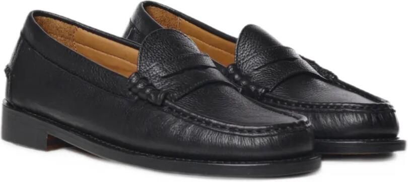 Sebago Ravenna grainy leather loafers Zwart - Foto 3