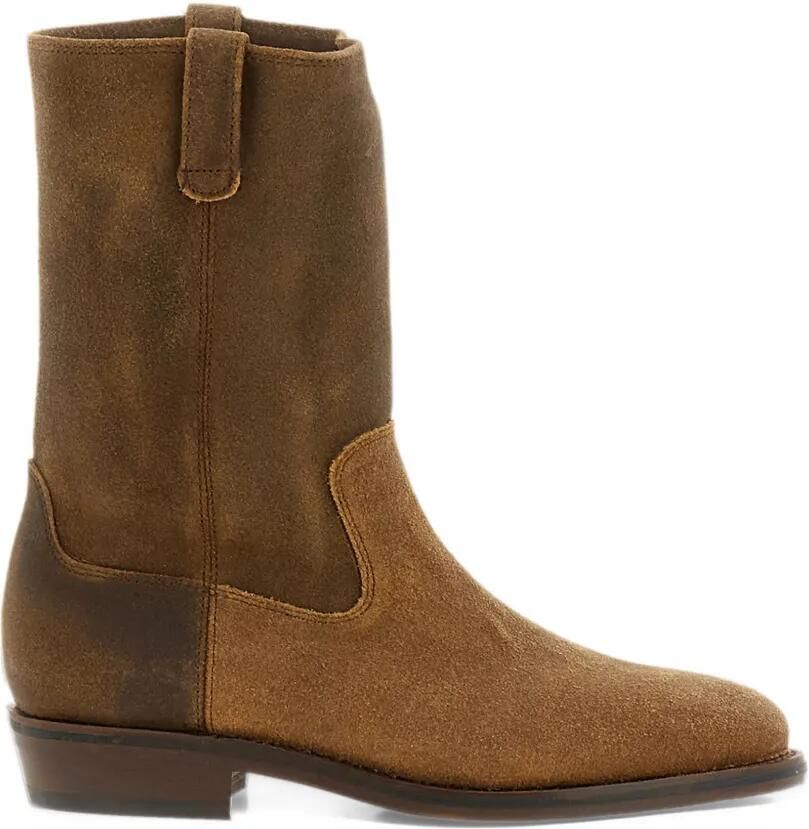 Sebago Rodeo panelled suede boots Bruin