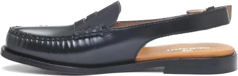 Sebago Slingback sandalen met gespsluiting Zwart