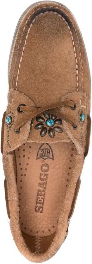 Sebago Suède loafers Bruin - Foto 4