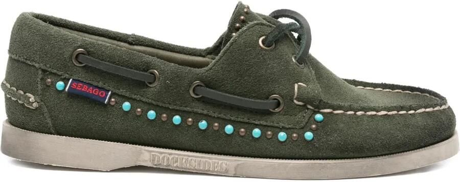Sebago Suède loafers Groen