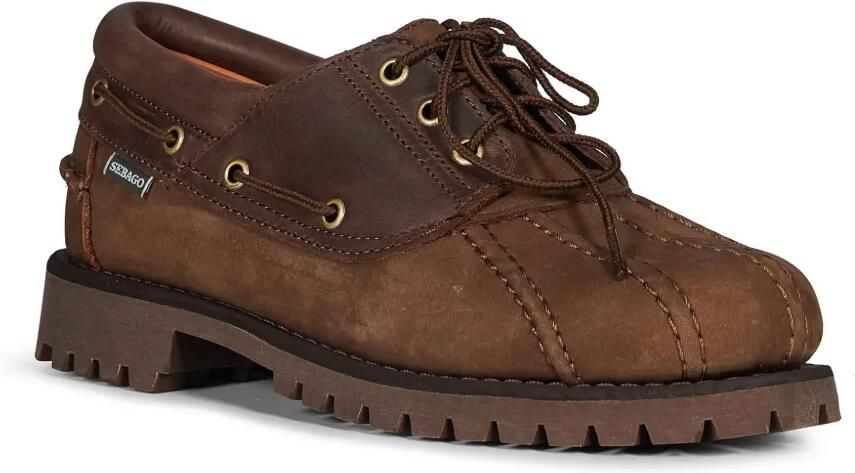 Sebago Tucker leren bootschoenen Bruin
