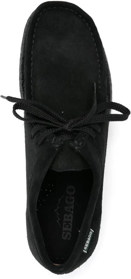 Sebago Wallabee leren loafers Zwart - Foto 4
