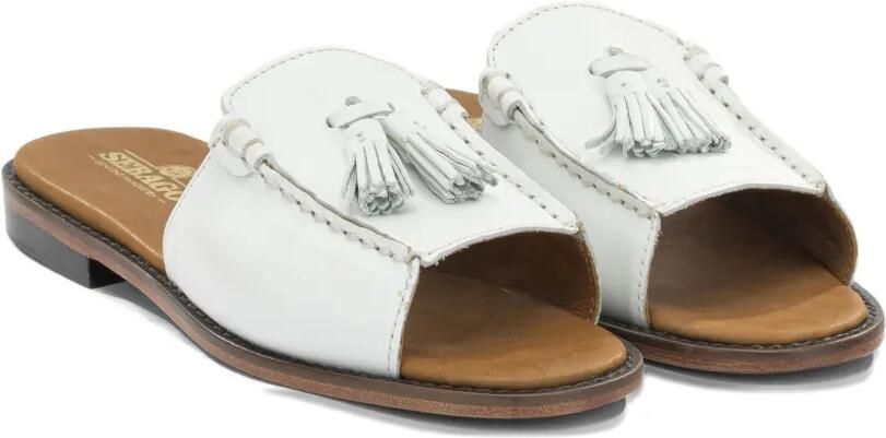 Sebago Will leren sandalen met kwastje Wit - Foto 3