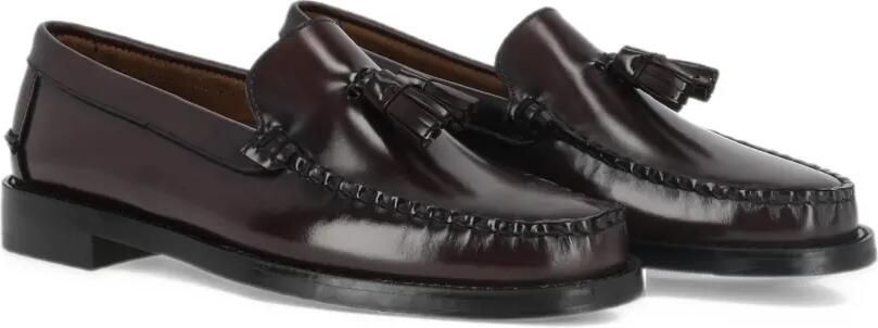 Sebago Will tassel leather loafers Rood
