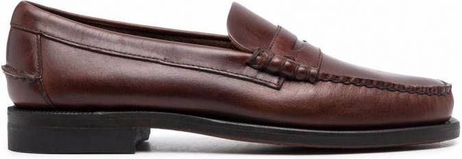 Sebago Leren loafers Bruin