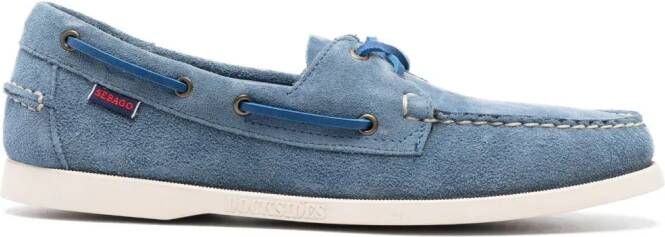 Sebago Suède bootschoenen Blauw