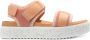 See by Chloé Pipper sandalen met plateauzool Oranje - Thumbnail 1
