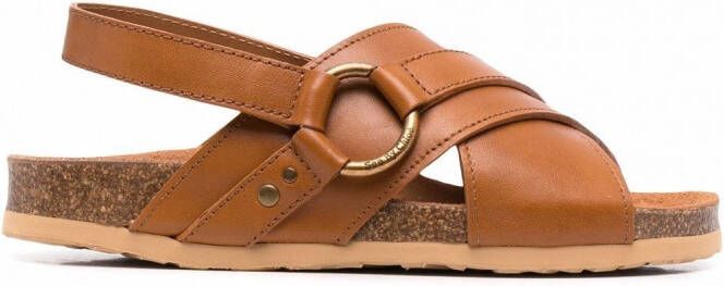 See by Chloé Slingback sandalen Bruin