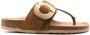 See by Chloé Slippers met logoplakkaat Beige - Thumbnail 1