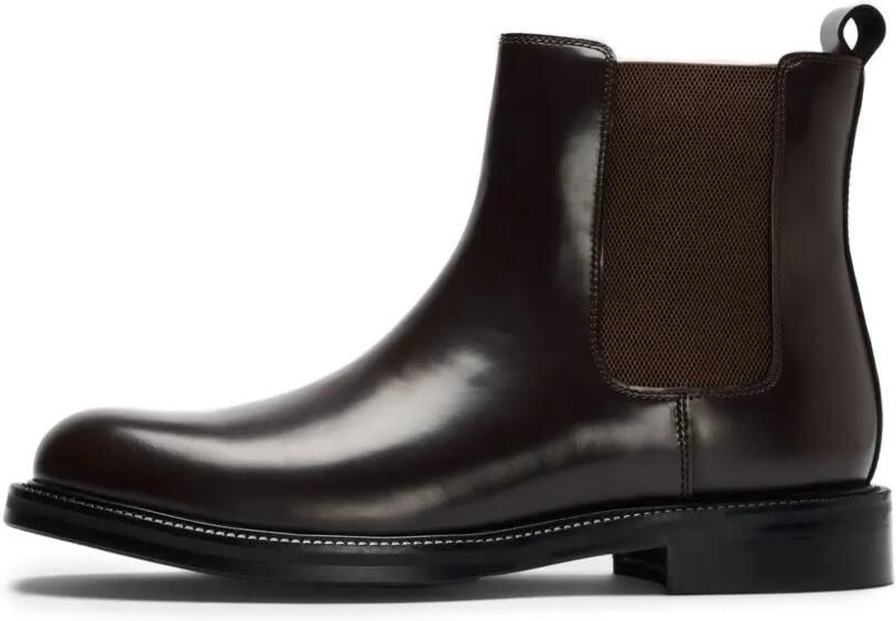 SELECTED Bobby leather Chelsea boots Bruin