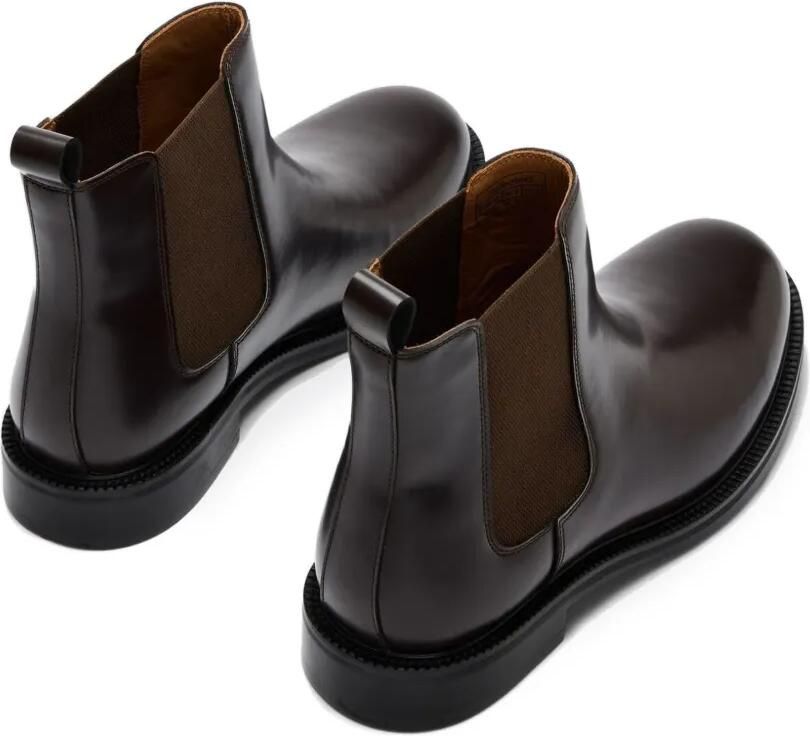 SELECTED Bobby leather Chelsea boots Bruin - Foto 3