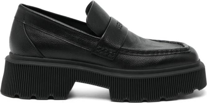 Senso Jordyn I leren loafers Zwart