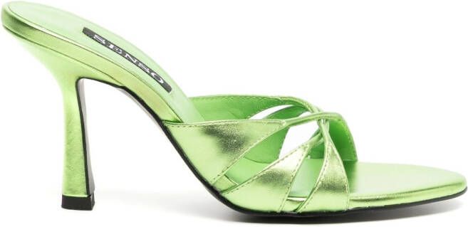 Senso Kashaya sandalen met open teen Groen