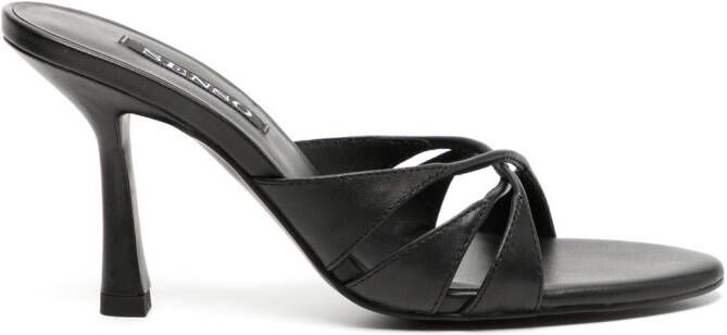 Senso Kashaya sandalen met open teen Zwart