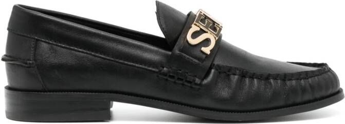 Senso Layla leren loafers Zwart