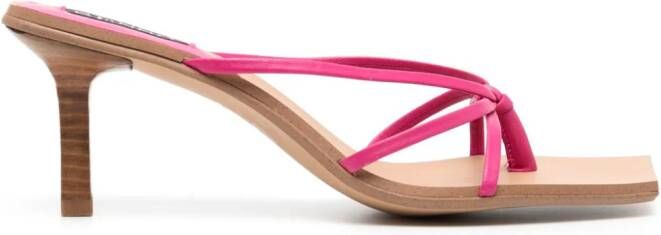 Senso Maria 80mm leren sandalen Roze