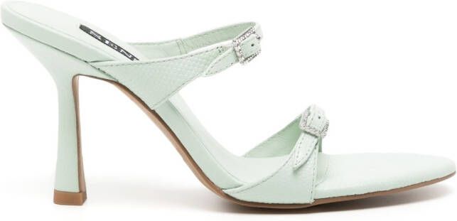 Senso Mora sandalen met open neus Groen